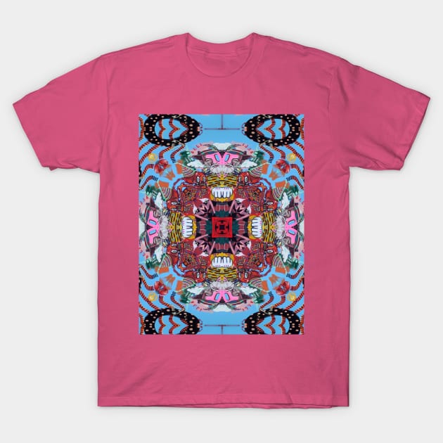 Sweet Dream Kaleidoscope Mirror Fantasy | Modern Art Acid Bath | Surreal Pop Art Design By Tyler Tilley T-Shirt by Tiger Picasso